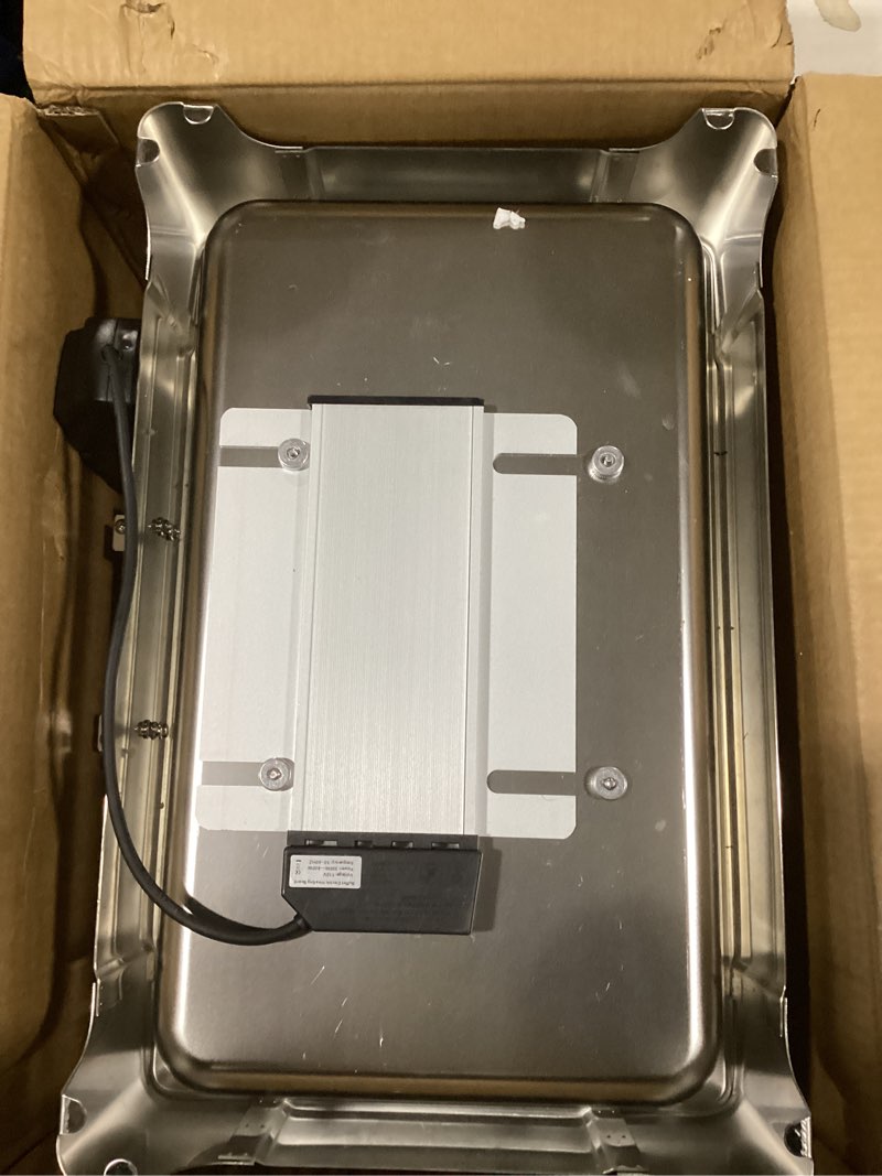 Condition photo showing Good Condition for Electric Chafing Dish Buffet Server Set, Stainless Steel Full Size & Half-Size &Three-Section Food Pan with Temp Control, Roll Top Stainless Steel Food Warmers for Catering Buffet (A-01)