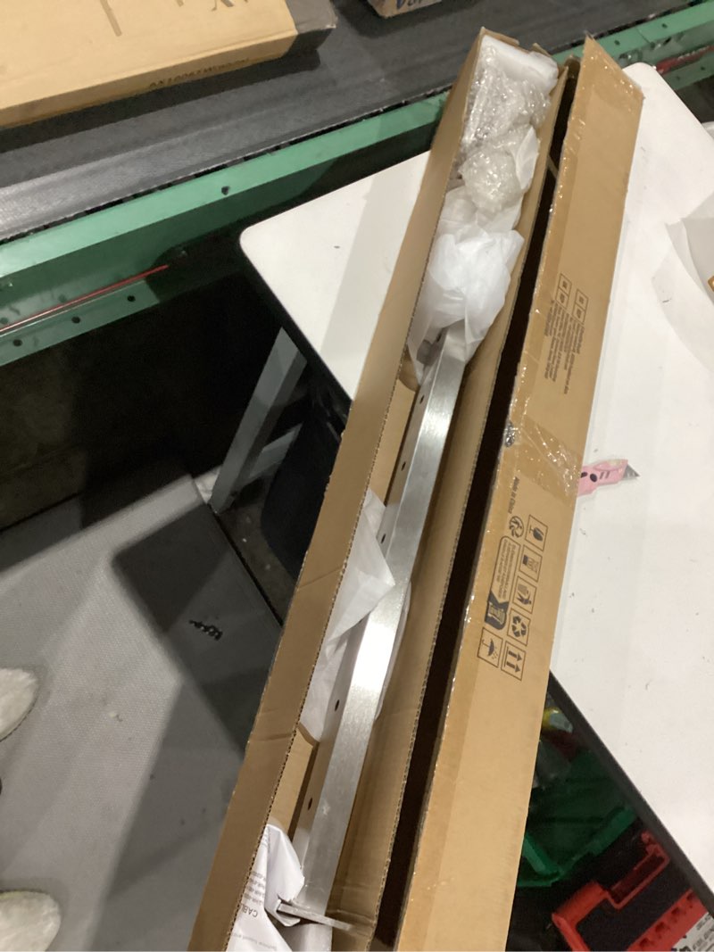 Condition photo showing As Is for vevor level drilled cable railing post, 10 holes, 36x1x2 inches stainless steel cable railing system kit for indoor outdoor deck balcony, 1 pack, silver, product id 1jzlgzxys914i4bdb001v0 36"x1x2 level post-silver 1