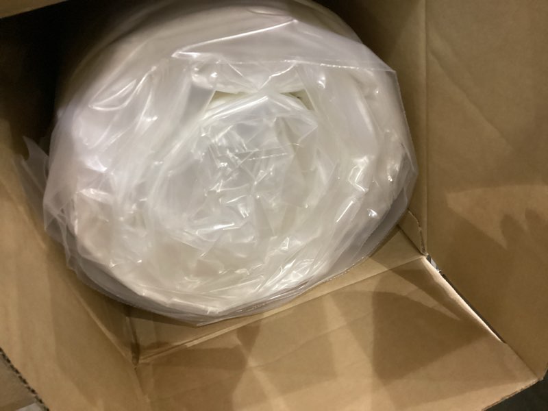 Condition photo showing New/Like New for FDW | 5 Inch Twin Mattress | Medium Firm | Gel Memory Foam Mattress | White | Bed in a Box, CertiPUR-US Certified | Pressure Relief, Cooling Ventilated Foam | Washable Removable Cover White Twin 5 IN