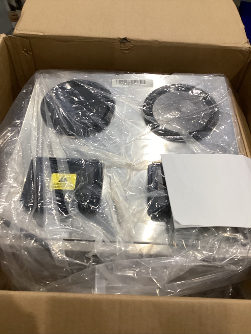 Condition photo showing Good Condition for vevor commercial drip coffee maker, 24 cups coffee-maker machine with 4 glass carafes and 4 decanter warmer plates, stainless steel dual-head coffee brewer, for restaurant, office, coffee shop & home 4warmer plates