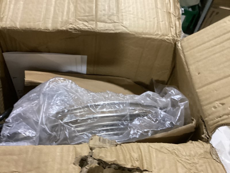 Condition photo showing New/Like New for BEYOND BREEZE 12 Inch All Metal Retro Oscillating Table Fan, Desk Fan with 3-Speed Adjustable and 80° Wide Oscillation, Ideal for Bedroom, Office and Kitchen 12" Metal Table Fan-Silver