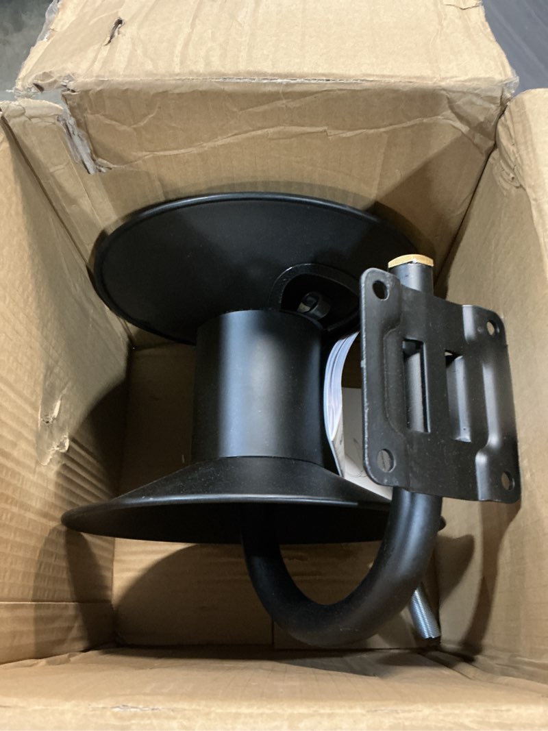 Condition photo showing Good Condition for Amazon Basics Retractable Air Hose Reel - Fits 3/8-Inch × 50-Feet Air Compressor Hoses, Hoses Excluded, Not for Water/Pressure Washers, 300PSI, Black Without Hose