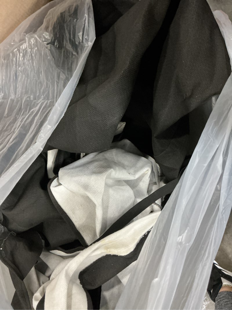 Condition photo showing As Is for cab cover for jeep wrangler 2 door 1987-2025 & top off, migaven waterproof jeep wrangler rain covers 2 door with driver door zipper all weather snow rain uv protection custom fit jeep wrangler 2 door