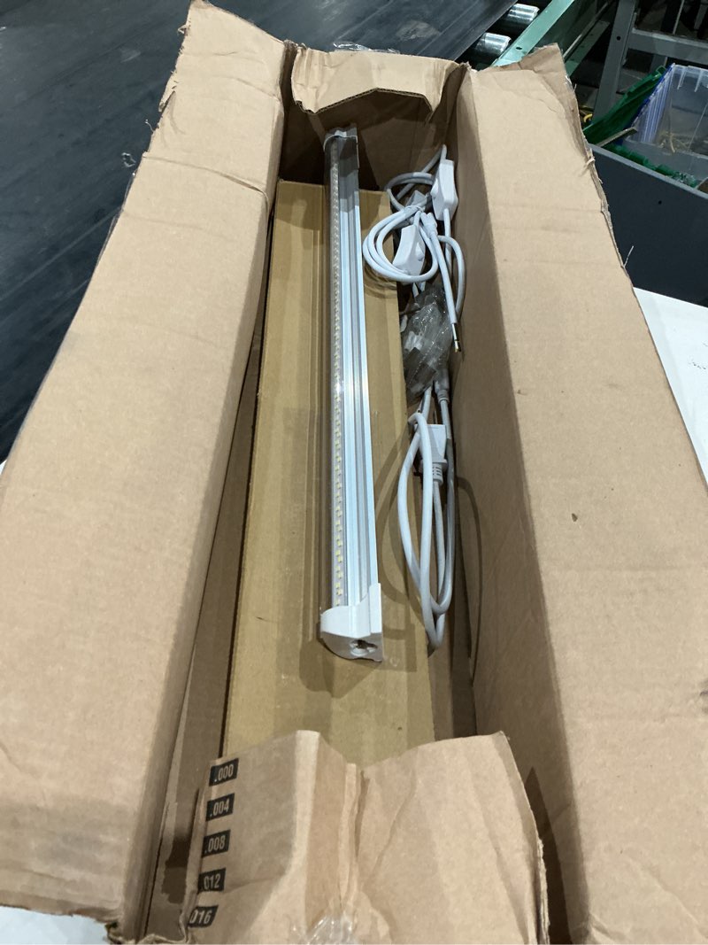 Condition photo showing Good Condition for elekico led shop light, super bright 40w 5600lm 5000k shop light are 5 times brighter than cabinet lights, linkable 2ft led lights fixture for cabinet garage workbench 2-pack