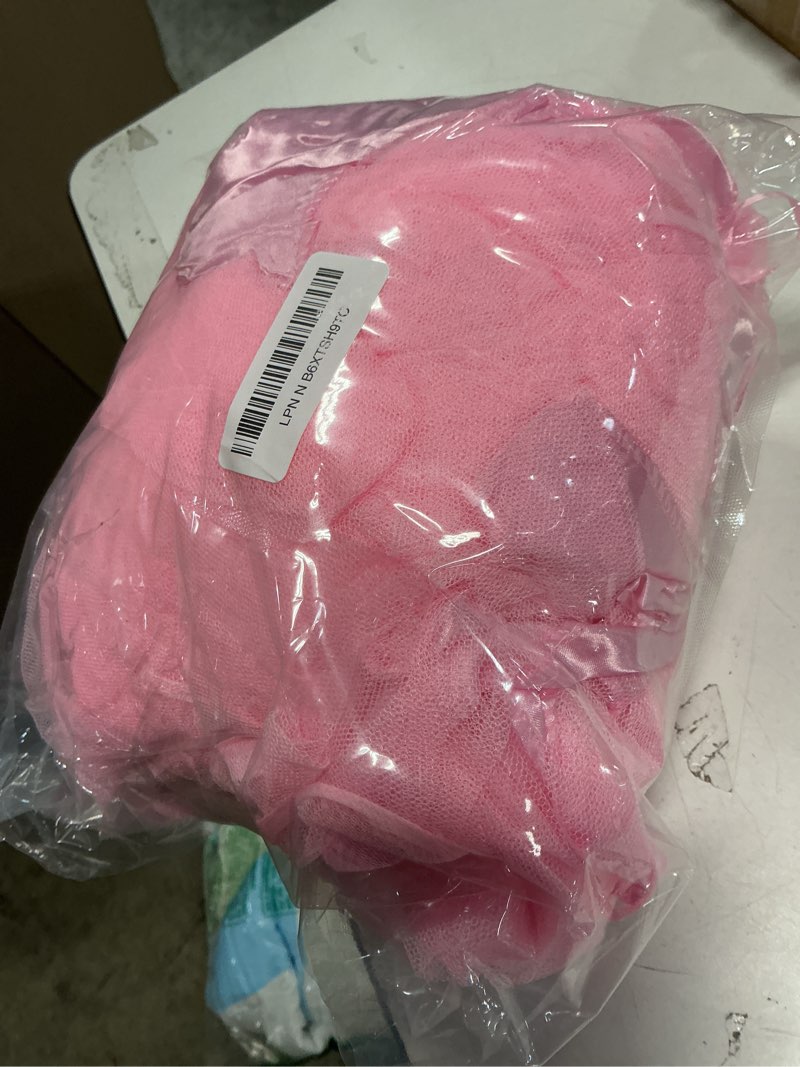 Condition photo showing Good Condition for Mengersi Bed Canopy for Girls,Canopy Bed Curtains Canopy for Bed Drapes,Princess Bed Curtains Birthday Present Girls Room Decor,Pink Twin Pink