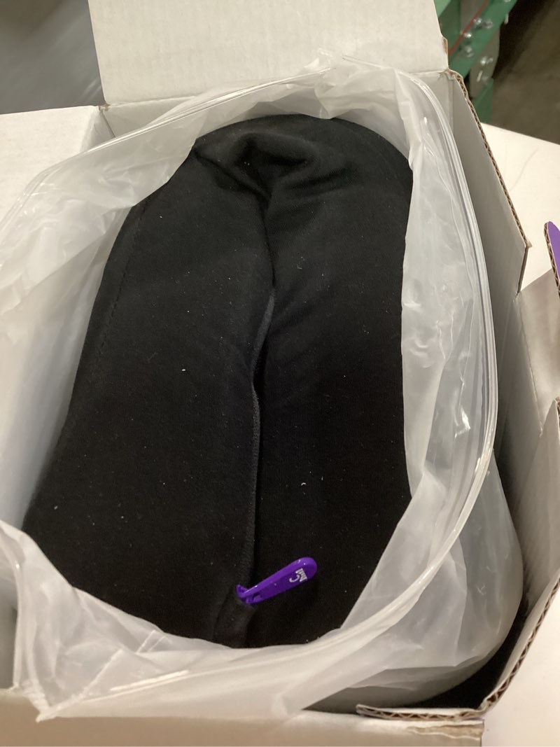 Condition photo showing New/Like New for black cushion lab patented pressure relief seat cushion for long sitting hours on office & home chair - extra-dense memory foam for soft support. car pad for hip, tailbone, coccyx, sciatica - black