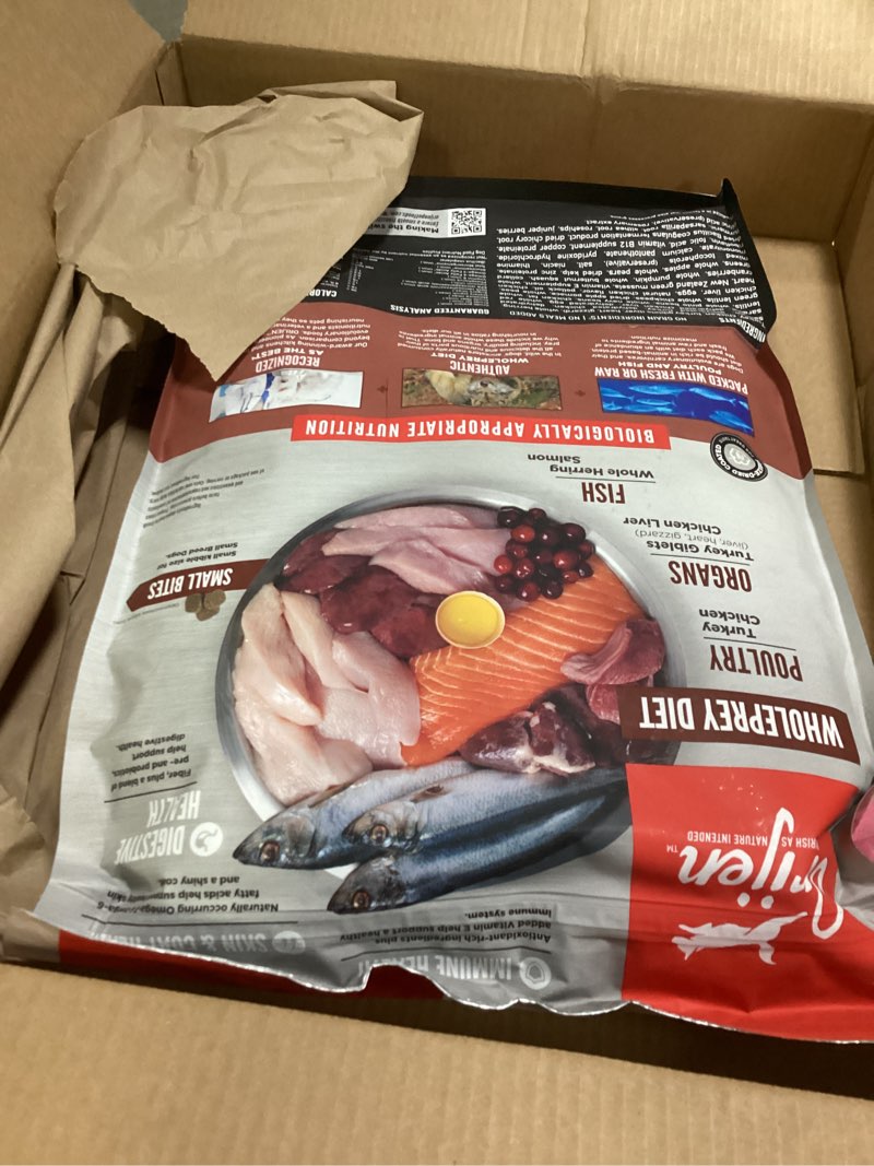 Condition photo showing New/Like New for (Expiration date unknown)ORIJEN Grain Free High Protein Dry Dog Food Small Breed Recipe 10lb Bag Small Breed Dog Recipe 10 Pound (Pack of 1)