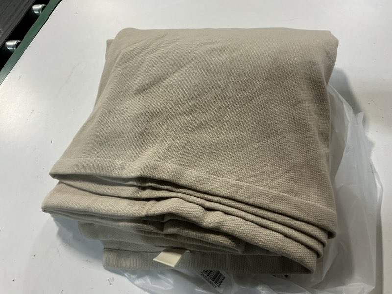 Condition photo showing Good Condition for quince  luxury organic cotton bed blanket sand  king/cal king