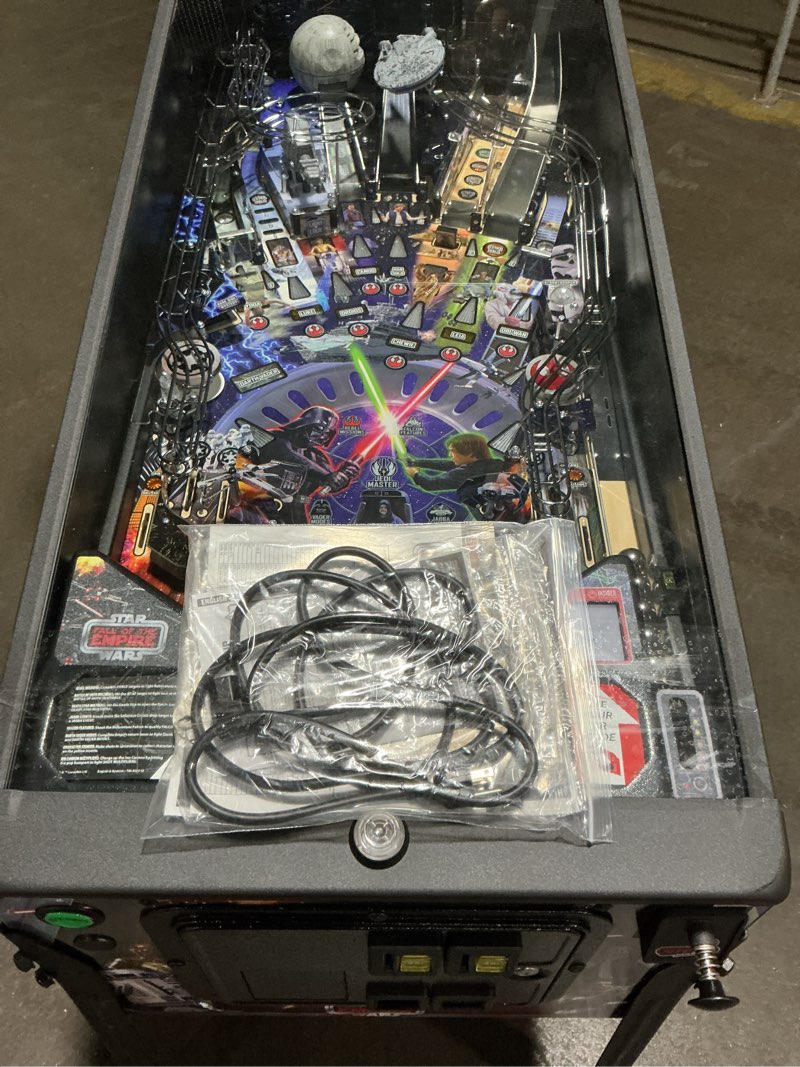 Condition photo showing Good Condition for stern pinball star wars: fall of the empire with insider connected, pro edition arcade pinball machine