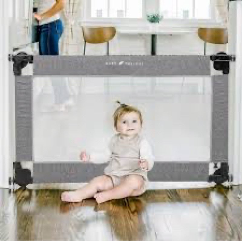 Baby Delight Go with Me Portable Mesh Baby Gate | Span 36-60\" Expandable Folding Gate | Pressure Mou
