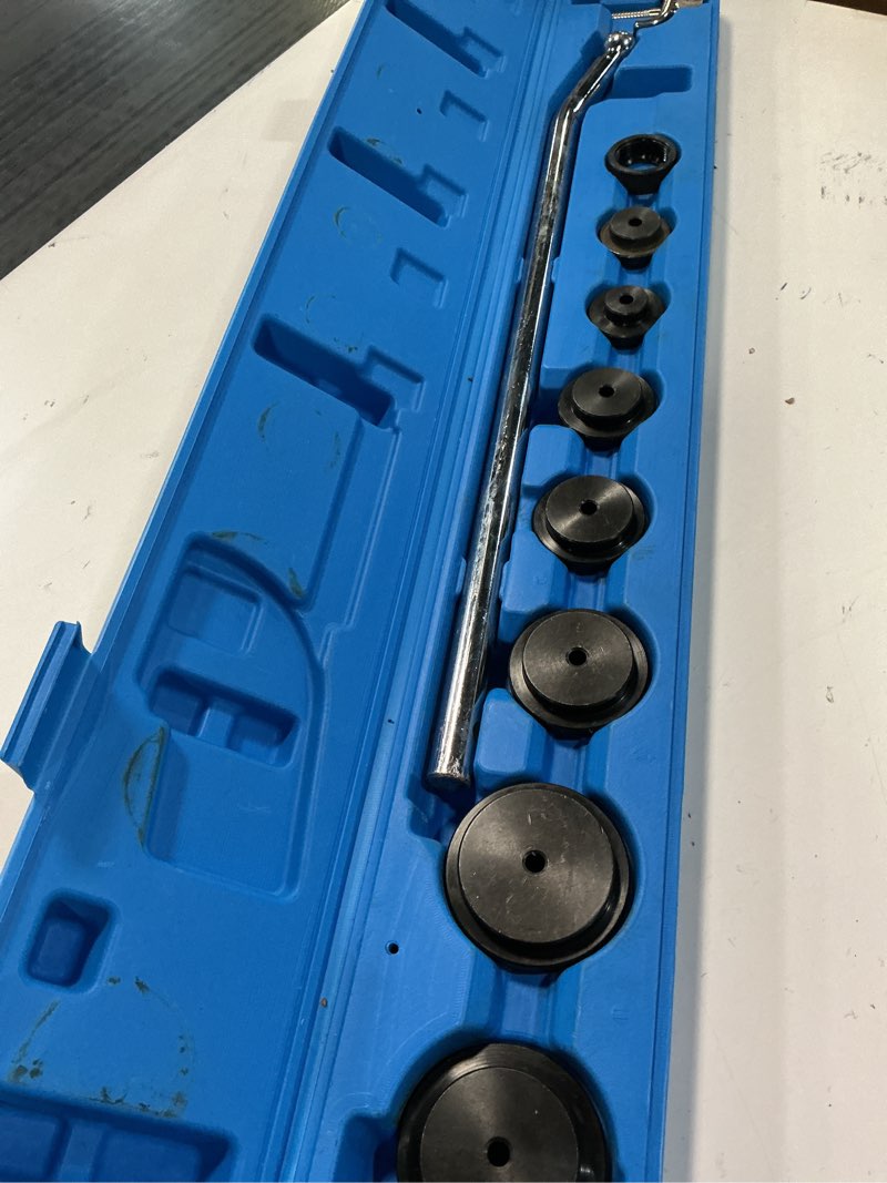 Condition photo showing Good Condition for atpeam diesel freeze plug install & remover set 10pcs frost plug installer remover tool set frost plug installation tools installer pack freeze plug tool kit for engines