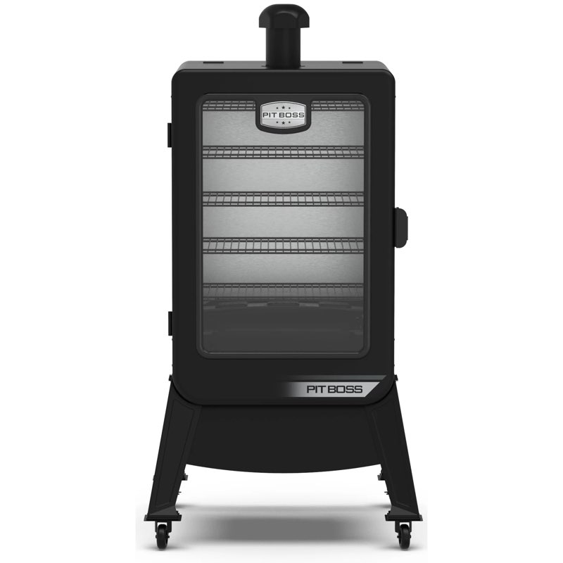 pit boss dx series vertical 4 series 1300-sq. in black pellet smoker