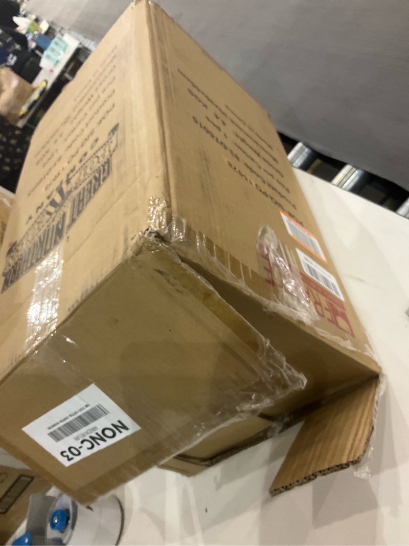 Condition photo showing As Is for Popcorn Machine - Big Bambino Old Fashioned Popcorn Maker With 4-Ounce Kettle, Measuring Cups, Scoop, and Serving Cups by Great Northern Popcorn (Red)