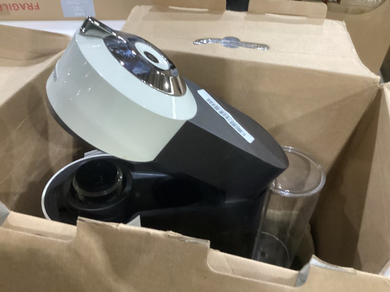 Condition photo showing As Is for not tested*** nespresso vertuo next coffee and espresso maker by de'longhi, white machine only white