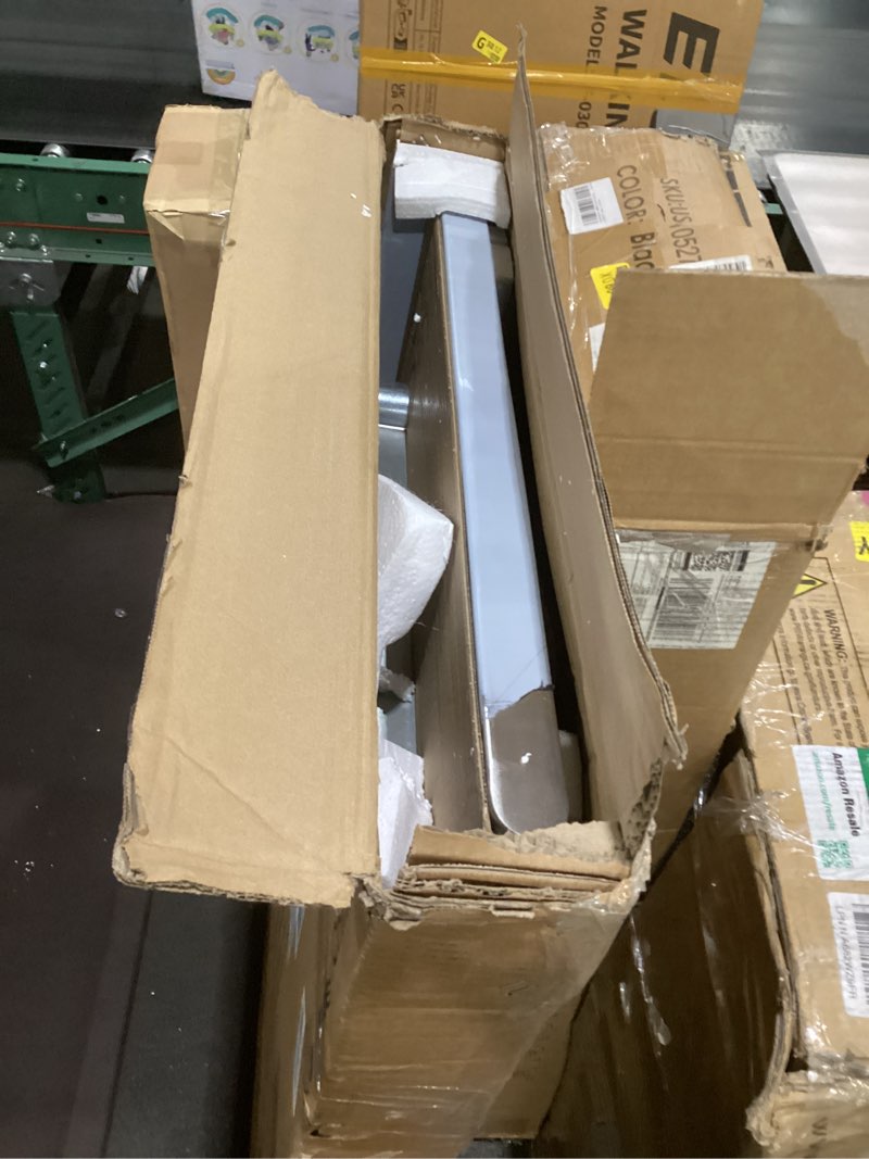 Condition photo showing Good Condition for derro stainless steel table for prep & work, 24 x 48 in, nsf metal commercial heavy duty table with backsplash and adjustable under shelf and foot for restaurant, home and hotel