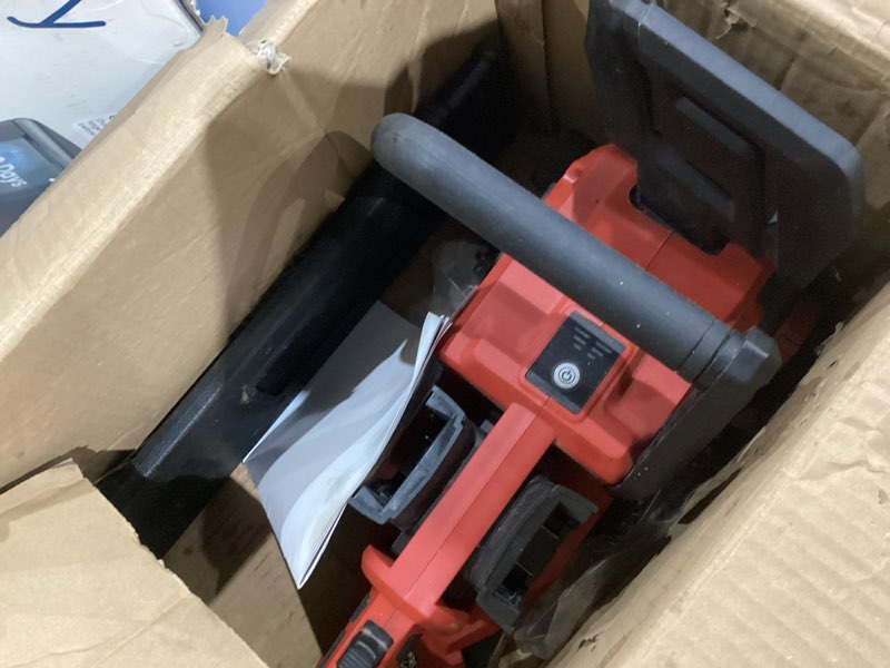 Condition photo showing Good Condition for DeForce 16" 36V Cordless Electric Chainsaw, for Milwaukee M18 18V Batteries, Brushless Battery Powered Chain Saw, with Auto Oiler, Handheld Chainsaw for Wood Cutting Tree Pruning(Bare Tool Only) for Milwaukee M18 18V Battery