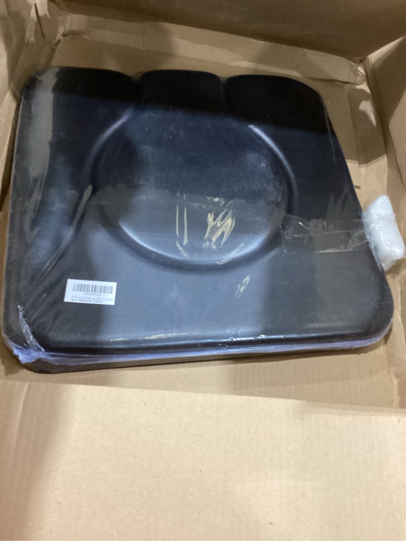 Condition photo showing Good Condition for minivon pu commode chair cushion universal fit, thick sponge padded soft pad for bedside commode seat toilet chair, waterproof cover shower seat wheelchair, u shape c shape for elderly