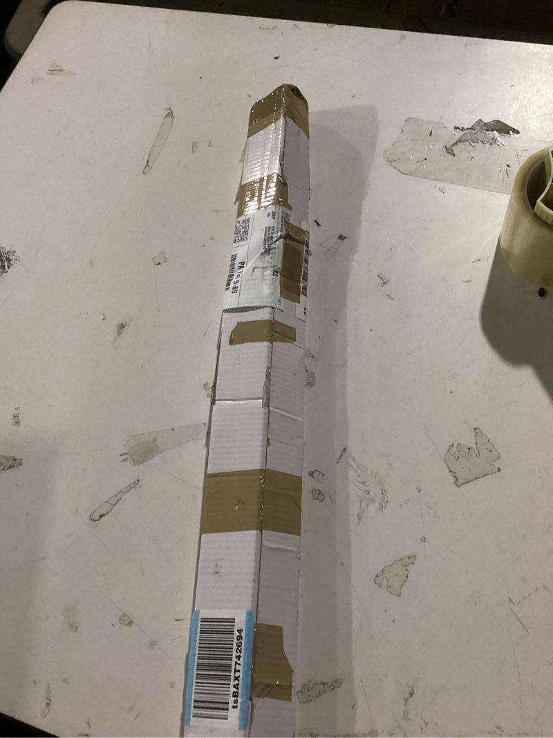 Condition photo showing As Is for 2-pack butecare frameless shower door bottom seal with long sweep for glass doors – stop shower leaks and create a water barrier (1/2” x 36”) ex sweep -1/2''