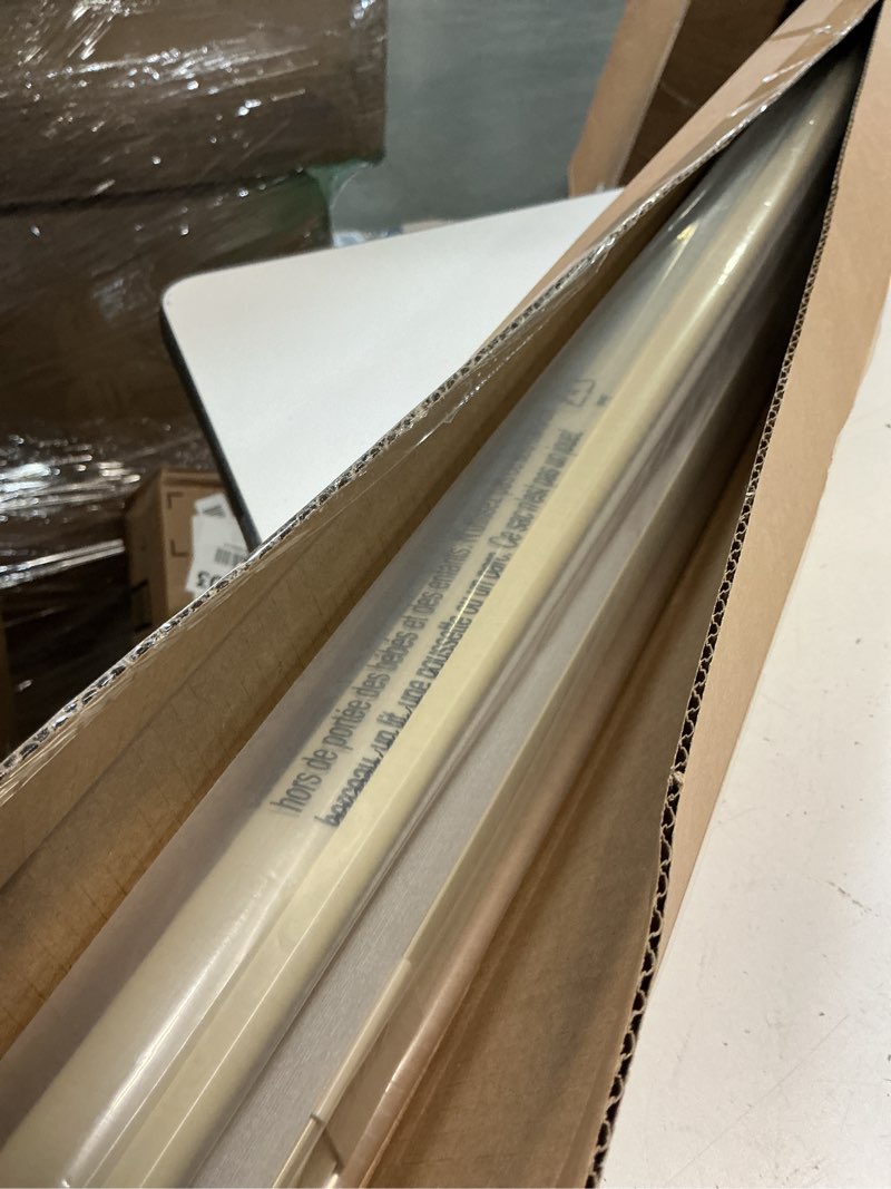 Condition photo showing Good Condition for lazblinds cordless cellular shades, no tools no drill blackout honeycomb shades pleated blinds for windows, 45.5'' w x 48'' h, soft cream blackout-soft cream 45 1/2'' w x 48'' h