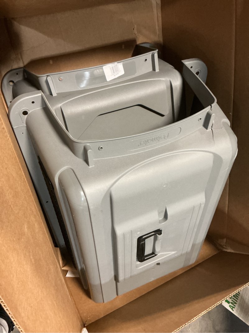 Condition photo showing As Is for (It’s a little broken)Petmate Sky Kennel - For Air and Travel, Airline Compliant Dog Crate for Pets up 15-30 lbs, Heavy Duty Dog Kennel, Made in the USA- 28 Inches 28 Inch Kennel Only