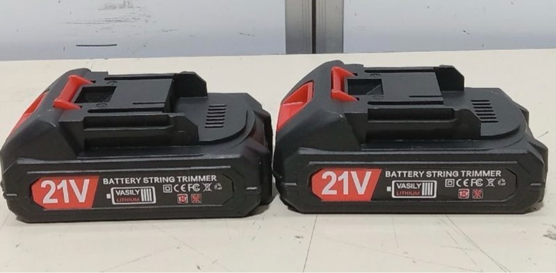 2-Pack Weed Eater Replacement BatteryHigh Performance Rechargeable Weed Eater Battery 12/21V 1500/3000mAh Battery for Weed Mover Lithiums Batteries for Weed Eater Cordless Tool Battery Packs 21V
