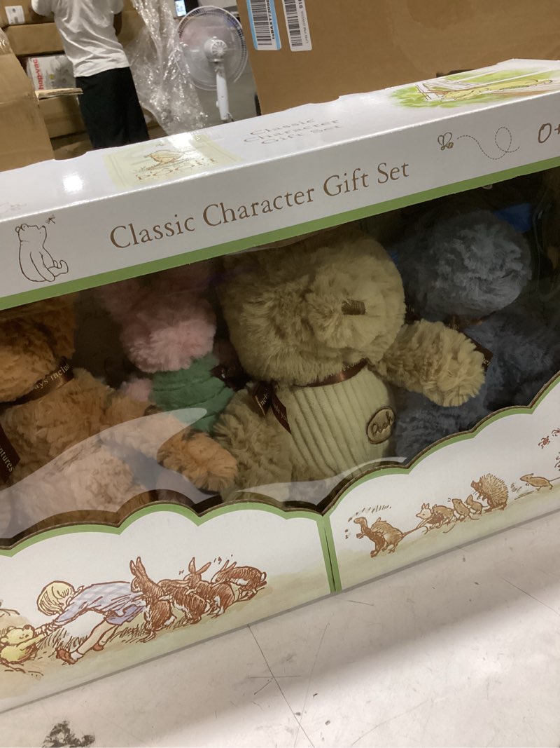 Condition photo showing As Is for kids preferred disney baby classic winnie the pooh and friends 4 piece plush collector set stuffed animals