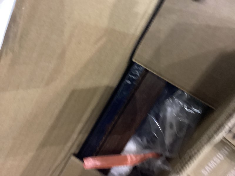 Condition photo showing New/Like New for Furologee 5-Tier Bookshelf, Tall Bookcase with 2 Storage Drawers, Adjustable Industrial Display Standing Shelf Units, Wood and Metal Storage Rack for Living Room, Bedroom, Home Office Rustic Brown Rustic Brown 5 Tier