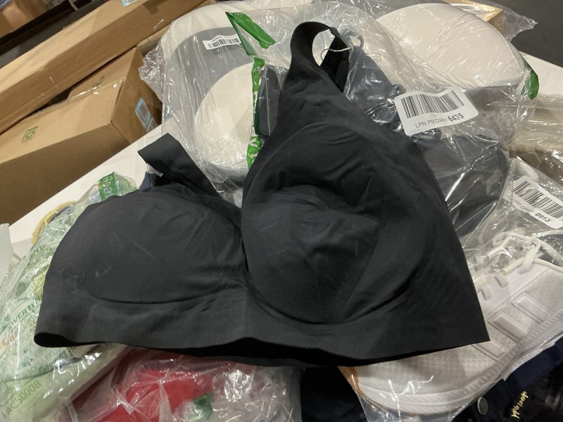 Condition photo showing Good Condition for soft intention jelly wireless bra seamless push up full coverage supportive everyday sport t-shirt bra regular & plus size black x-large