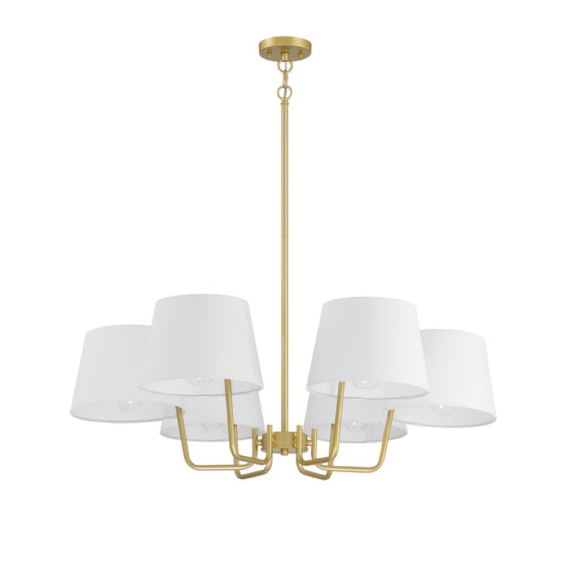 Lombard 6-Light Classic Traditional Chandelier