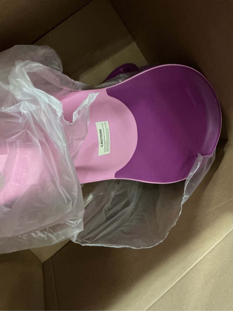 Condition photo showing Good Condition for wiggle car ride on toy - no batteries, gears or pedals - twist, swivel, go - outdoor ride ons for kids 3 years and up by lil' rider (pink and purple)