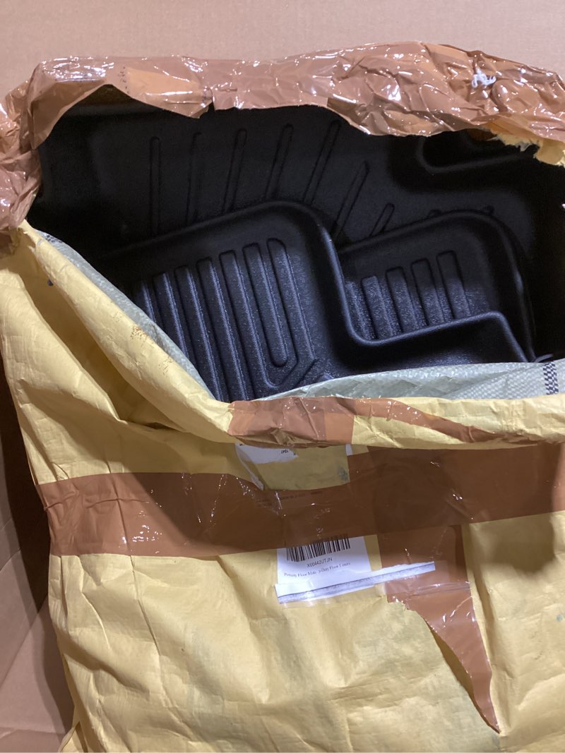 Condition photo showing As Is for powerty floor mats for 2018-2024 bmw x3 / 2019-2024 bmw x4, custom fit for x3 x4 accessories, 3d tpe all weather car mats heavy-duty floor liners (fit all models) 1)bmw x3?18-24 /bmw x4?19-24 ?1st & 2nd row