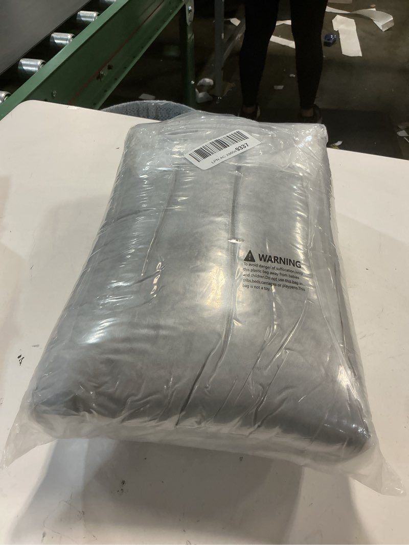 Condition photo showing New/Like New for WARMDERN Fluffy Faux Fur Grey Duvet Cover Set Queen Size, Ultra Soft Faux Rabbit Fur Bedding Sets, 3 Pieces Luxury Warm Plush Shaggy Fluffy Velvet Duvet Cover with Zipper Closure(Grey, Queen) Grey-1 Queen