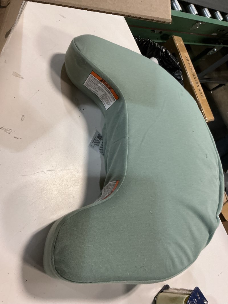Condition photo showing Good Condition for Dr. Brown's Feeding and Nursing Lap Support Pillow with Cover, Premium Memory Foam, Responsive Firm Support, Storm Green