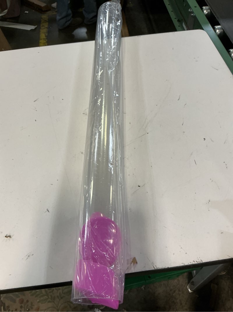 Condition photo showing Good Condition for unittype mahjong mat tube storage bag with 2 rubber outer caps 36 inch long mahjong mat holder clear artwork tube case for board games travel storage-mat not include