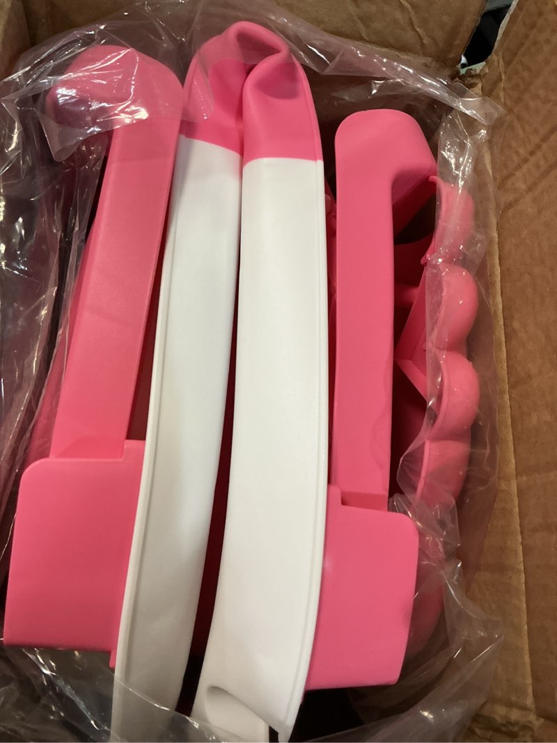 Condition photo showing Good Condition for morefeel collapsible baby bathtub for newborn with thermometer & 1 hooded towel & 1 soft floating cushion,portable travel bathtub with drain hole, durable foldable baby tubs for infants to toddler alligator like pink