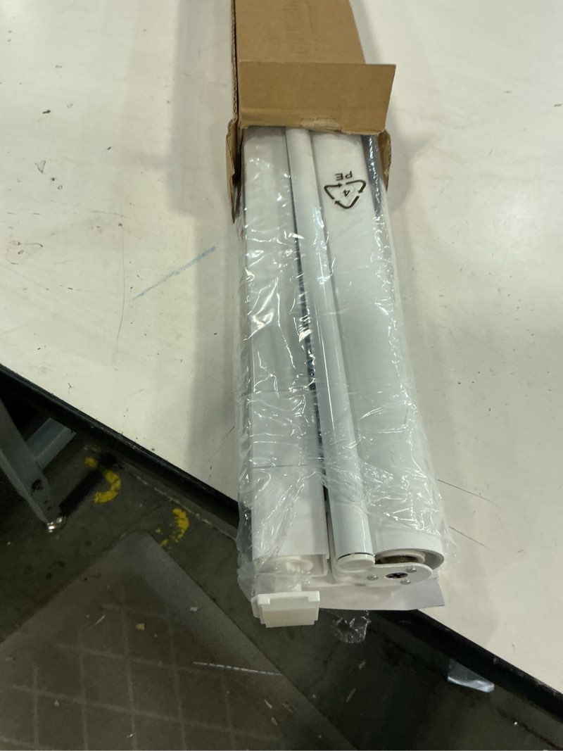 Condition photo showing Good Condition for lazblinds no drill blinds for indoor windows, blackout roller shades, cordless window blackout blinds, thermal insulated fabric uv protection for home and office, 28.5" w x 72" h, white blackout-white 28.5" w x 72" h