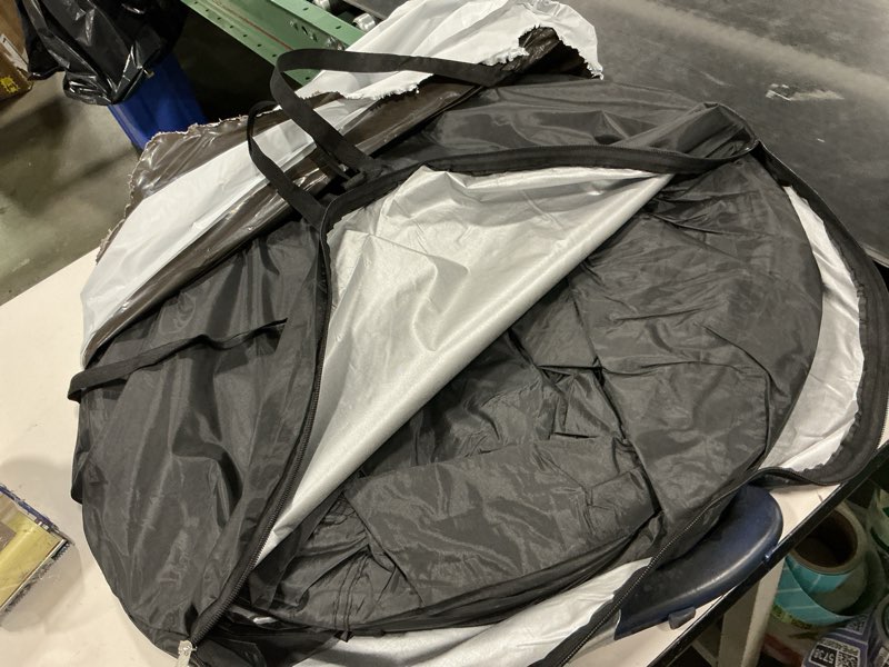 Condition photo showing Good Condition for anngrowy Shower Privacy Tent, 7FT Extra Large Pop Up Toilet Tent, Portable Outdoor Bathroom Shower Enclosure, Privacy Shelter for Changing Camping Hiking Beach Dressing, Fishing, UPF50+