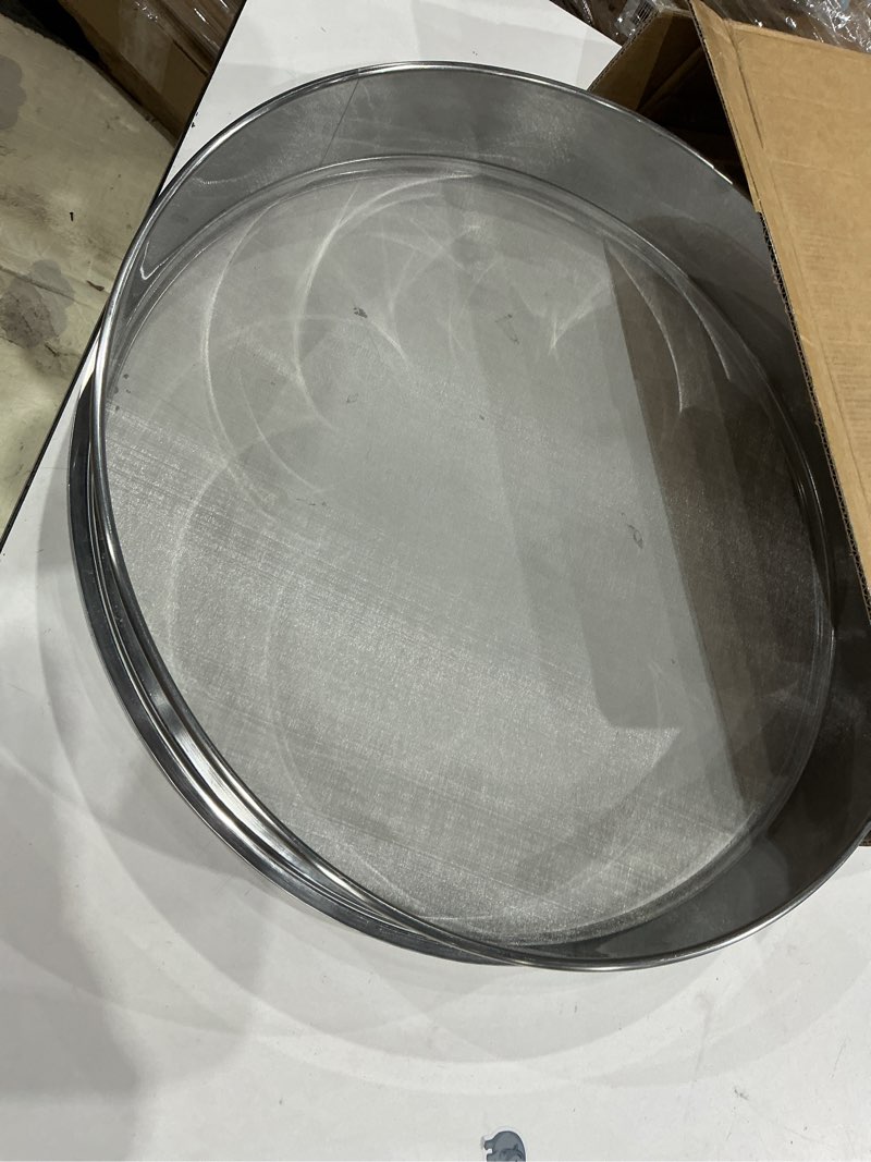 Condition photo showing Good Condition for sidasu sifter mesh vibrating sifter mesh screen stainless steel vibrating sieve mesh screen 120 mesh for dia 19.6" automatic powder sifter machine