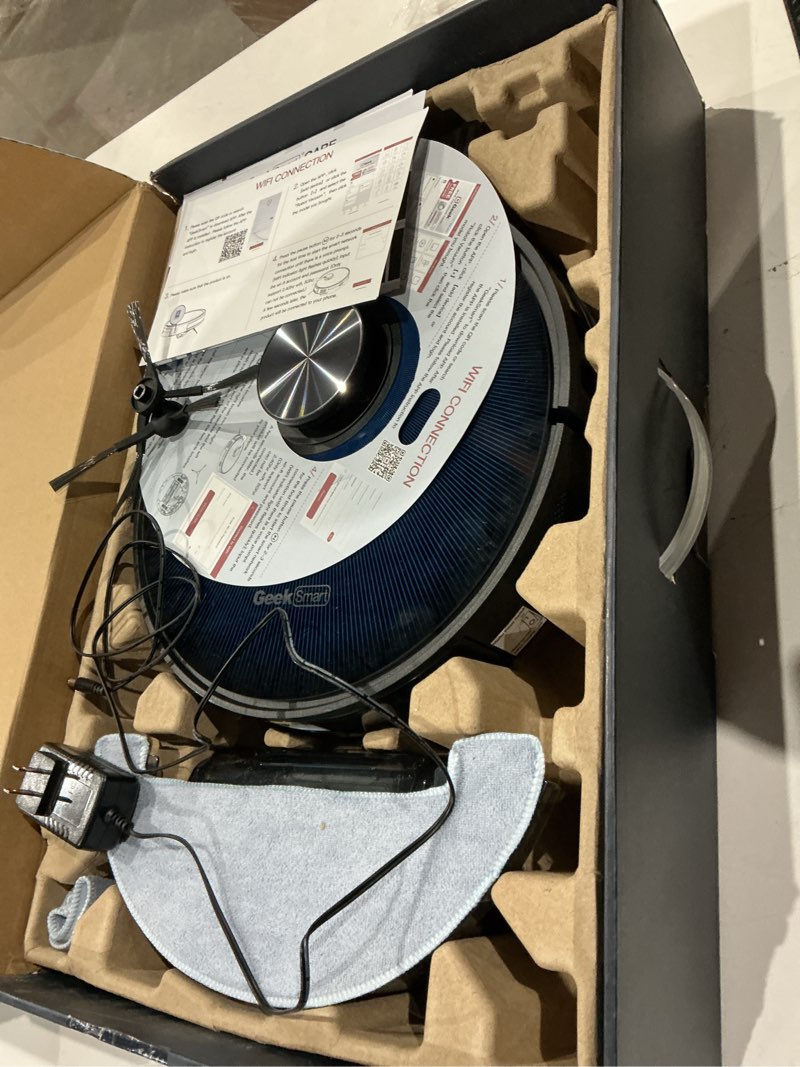 tikom robot vacuum and mop, 6000pa robotic vacuum cleaner with self-emptying base, 90 days capacity, lidar navigation, home mapping, ideal for pet hair, hard floors, carpet (l8000 plus)