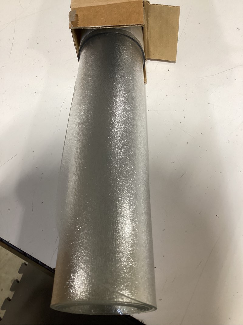 Condition photo showing Good Condition for office chair mat for hardwood floor & tile floor, 47"x36" plastic anti-slip floor protector for home office, under desk computer gaming chair mat, transparent, can't be used on carpet 47"x36" clear