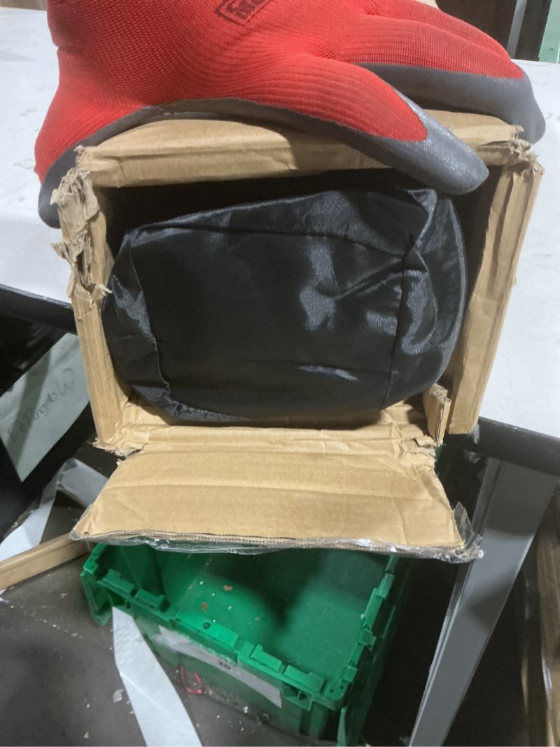 Condition photo showing Good Condition for coleman portable camping chair with 4-can cooler, cushioned seat & back with side pockets & cup holder, carry bag included, great for camping, tailgating, firepits, patio, & more black