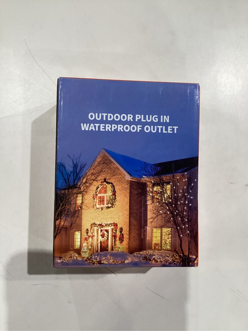 Condition photo showing New/Like New for TiFFCOFiO New Digital Outdoor Timer Waterproof, Dial Programmable Method, Outdoor Light Timer with 2FT Extension Cord, 2 Grounded Electrical Outlets for Lights, 6 Sets of Programs, 20A/2500W Digital, 1 PACK