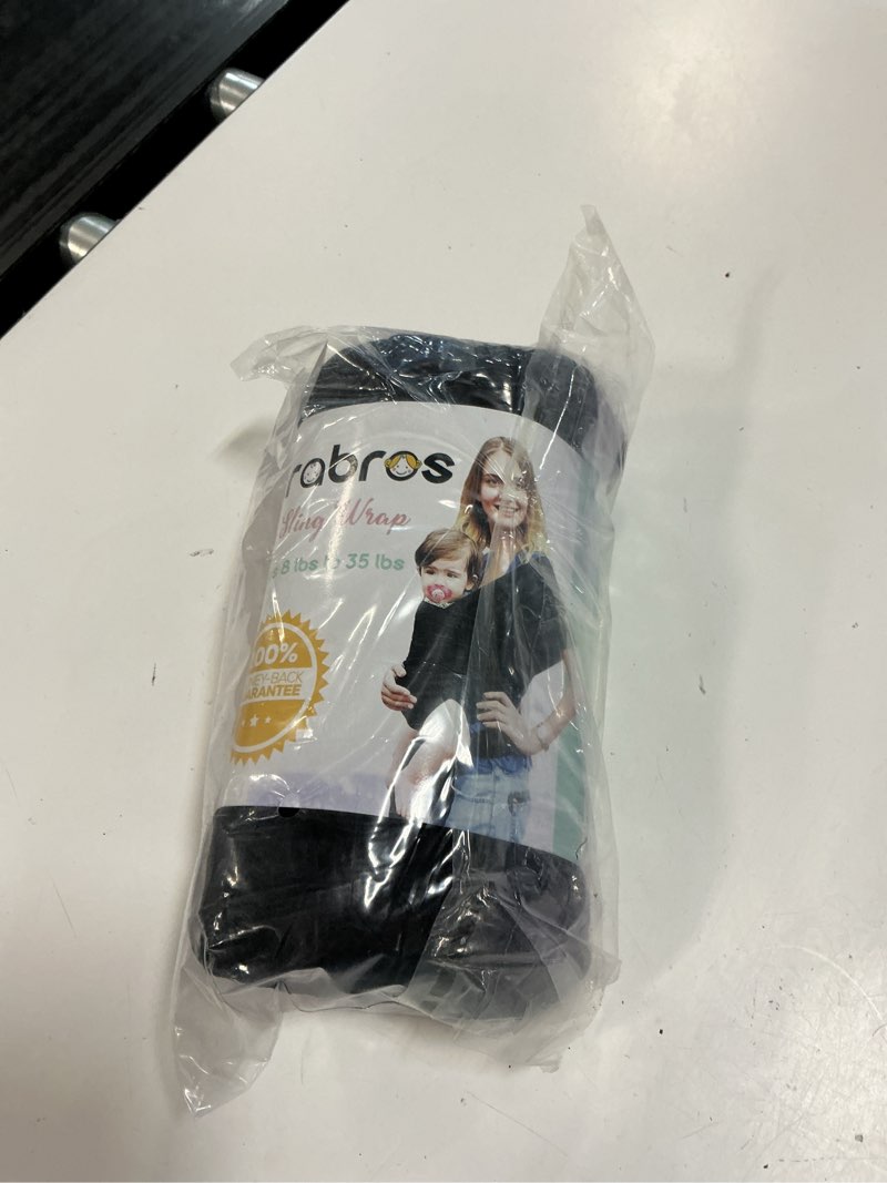 Condition photo showing New/Like New for acrabros baby wrap carrier,hands free baby carrier sling,lightweight,breathable,softness,perfect for newborn infants and babies shower gift,black