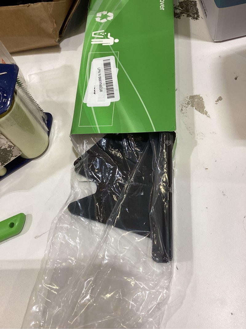 Condition photo showing Good Condition for Stove Gap Covers Stainless Steel, 2 Pack Stove Gap Filler Easy Retractable Length 13.8" to 27.5", Width 0.79" ALMCALS Stove Gap Guards Range Trim Kit, Heat Resistant Guard Between Stove Top & Counter Black