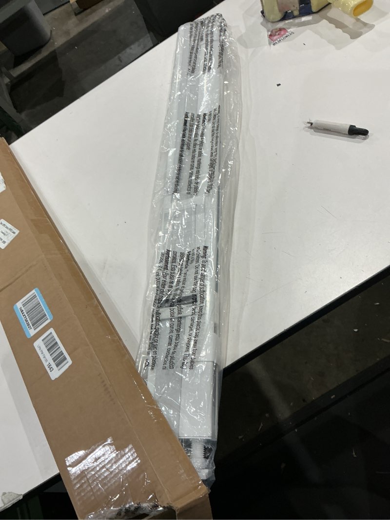 Condition photo showing Good Condition for lazblinds no tools no drill cordless cellular shades, blackout light blocking honeycomb shades for home, thermal insulation blinds for windows, 35" w x 48" h, white blackout-white 35" w x 48" h