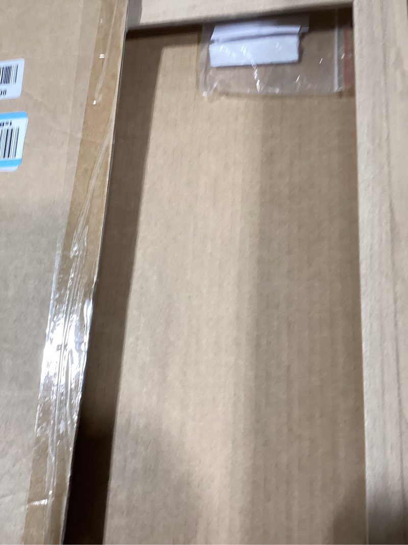 Condition photo showing New/Like New for MCS Canvas Float Frames 16x20 Frame, Natural Woodgrain for Finished Canvases, Vertical & Horizontal Wall Hanging Large with Adhesive for Canvas Paintings (1-Pack) 16x20 without Mat Natural Woodgrain