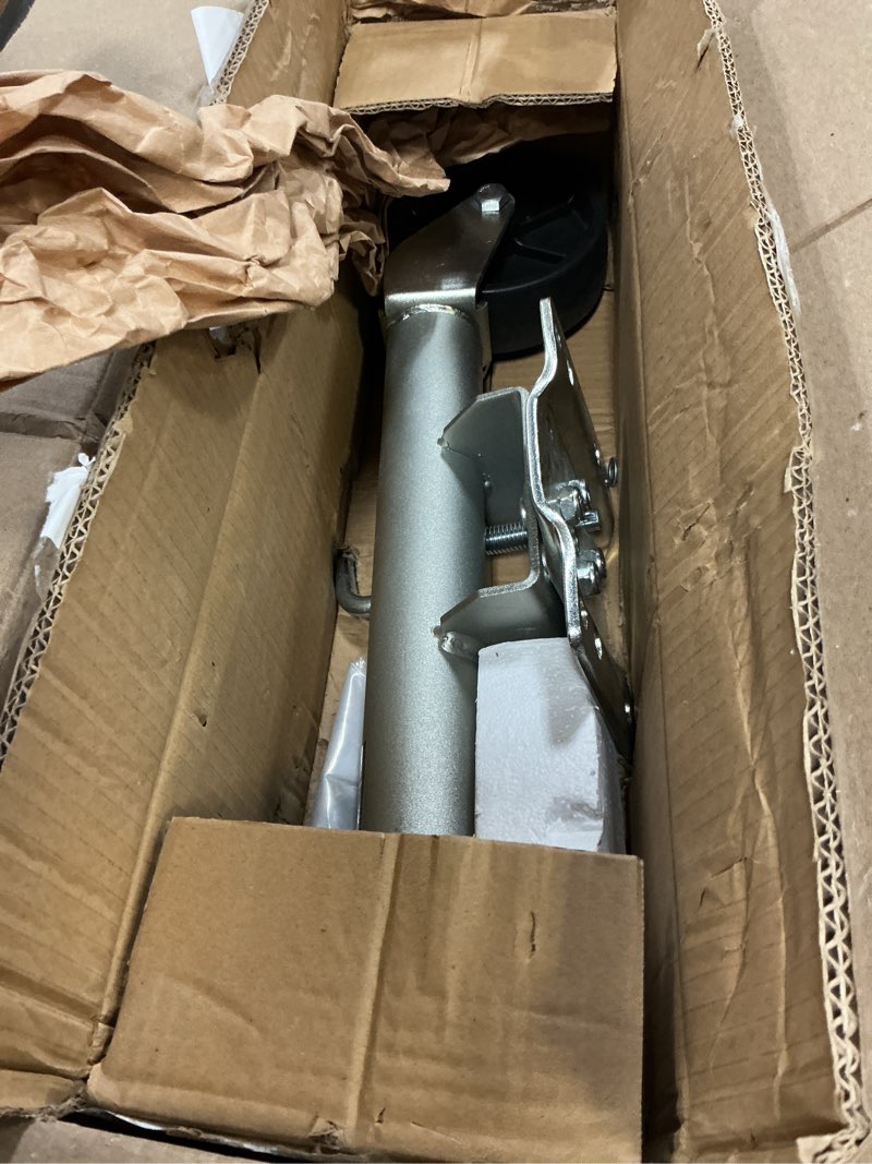 Condition photo showing Good Condition for fouwick 1200 lbs boat trailer jack with 6 inch wheel, 10 inch travel swing back swivel trailer tongue jack, marine utility trailer accessories for camper rv (1200lbs)