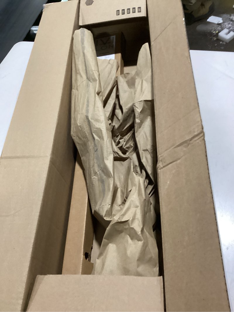 Condition photo showing As Is for Ivilon Drapery Window Curtain Rod - End Cap Style Design 1 Inch Pole. 28 to 48 Inch Color Warm Gold 28 to 48 in.