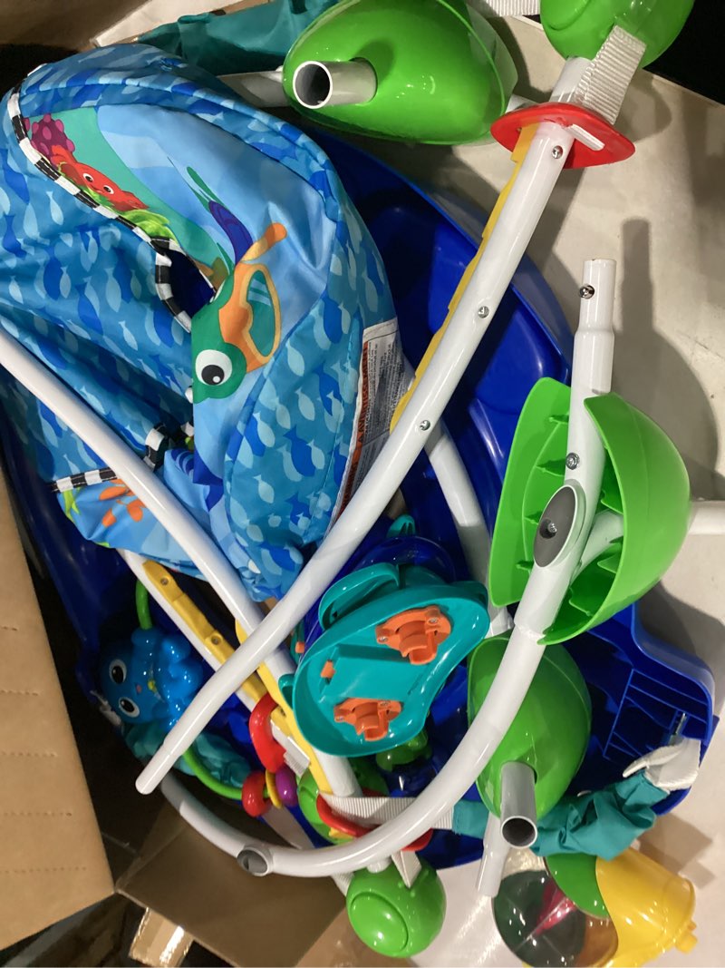 Condition photo showing Good Condition for Baby Einstein Neptune's Ocean Discovery Activity Baby Jumper Activity Center, Ages 6 Months +, Max Weight 25 lbs., Unisex