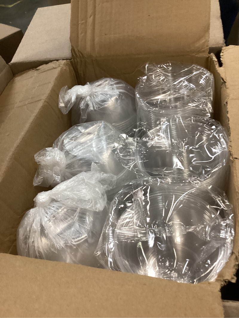 Condition photo showing Good Condition for 300 Pack Clear Plastic Dessert Cups with Dome Lids 9 oz Disposable Cups for Professional Catering, Ice Cream Parlors, Parties & Events